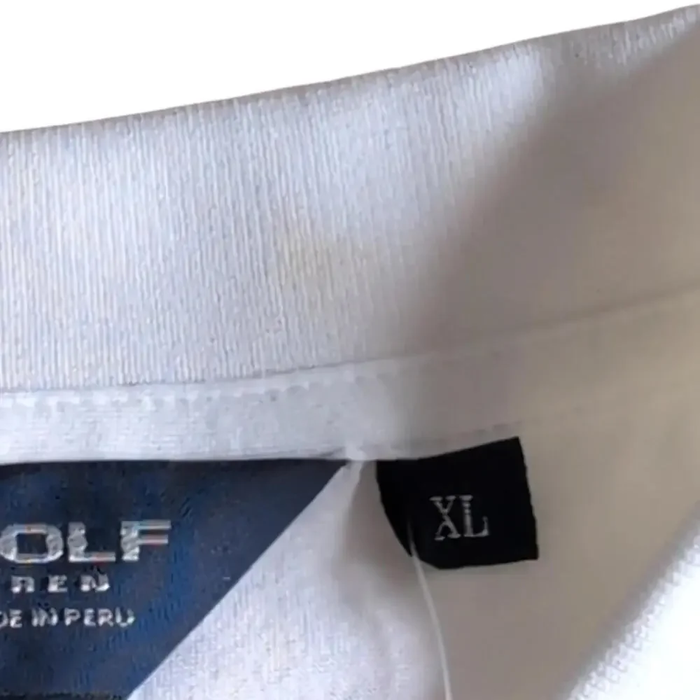 Polo Ralph Lauren Polo Shirt Mens XL White Tavistock Cup Golf Hughes Embroidered
